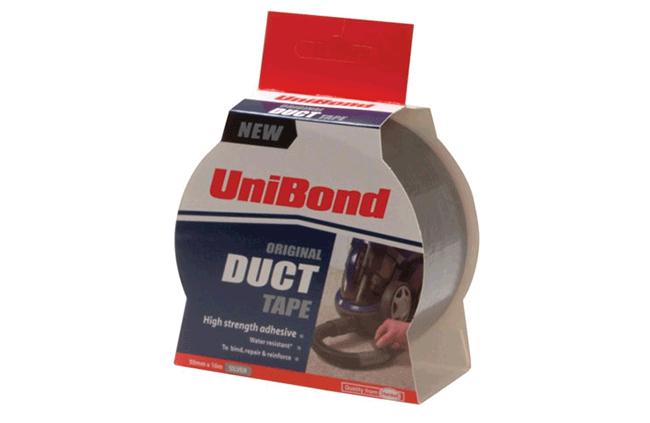 Unibond 50mm Silver Duct Tape 50m