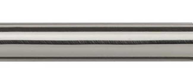 Speedy 28mm Metal Pole Only 125cm Satin Silver