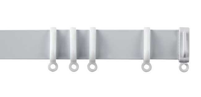 Speedy Streamline Aluminium Curtain Track 420cm White