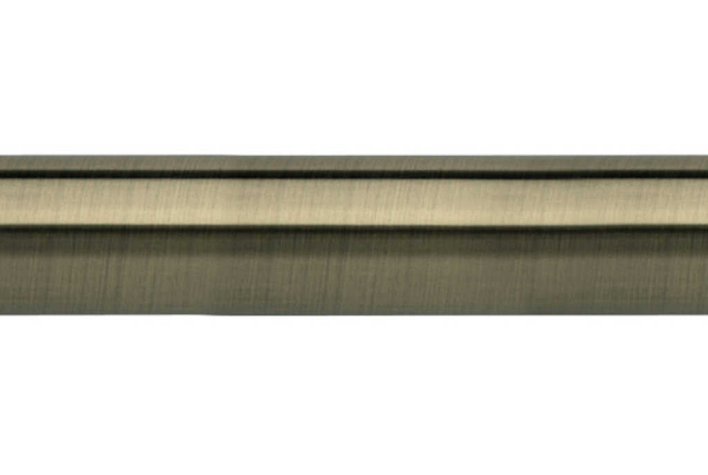 28mm Neo Curtain Pole 180cm Spun Brass