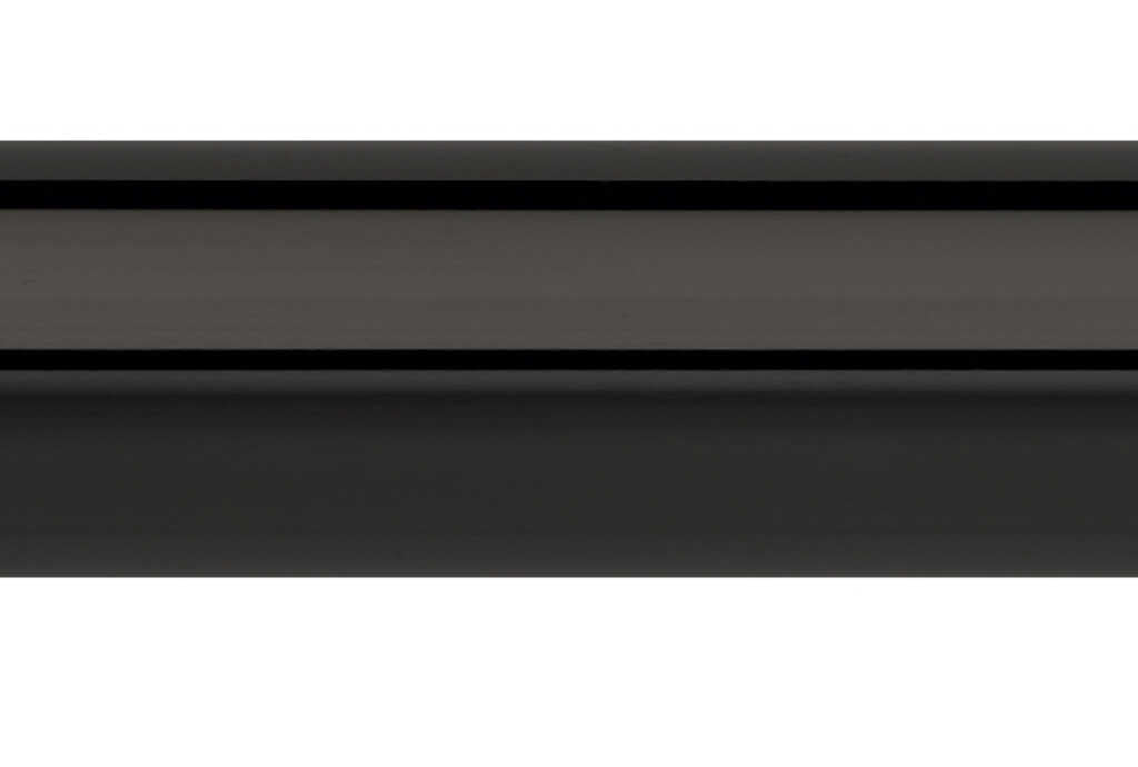35mm Neo Curtain Pole 180cm Black Nickel