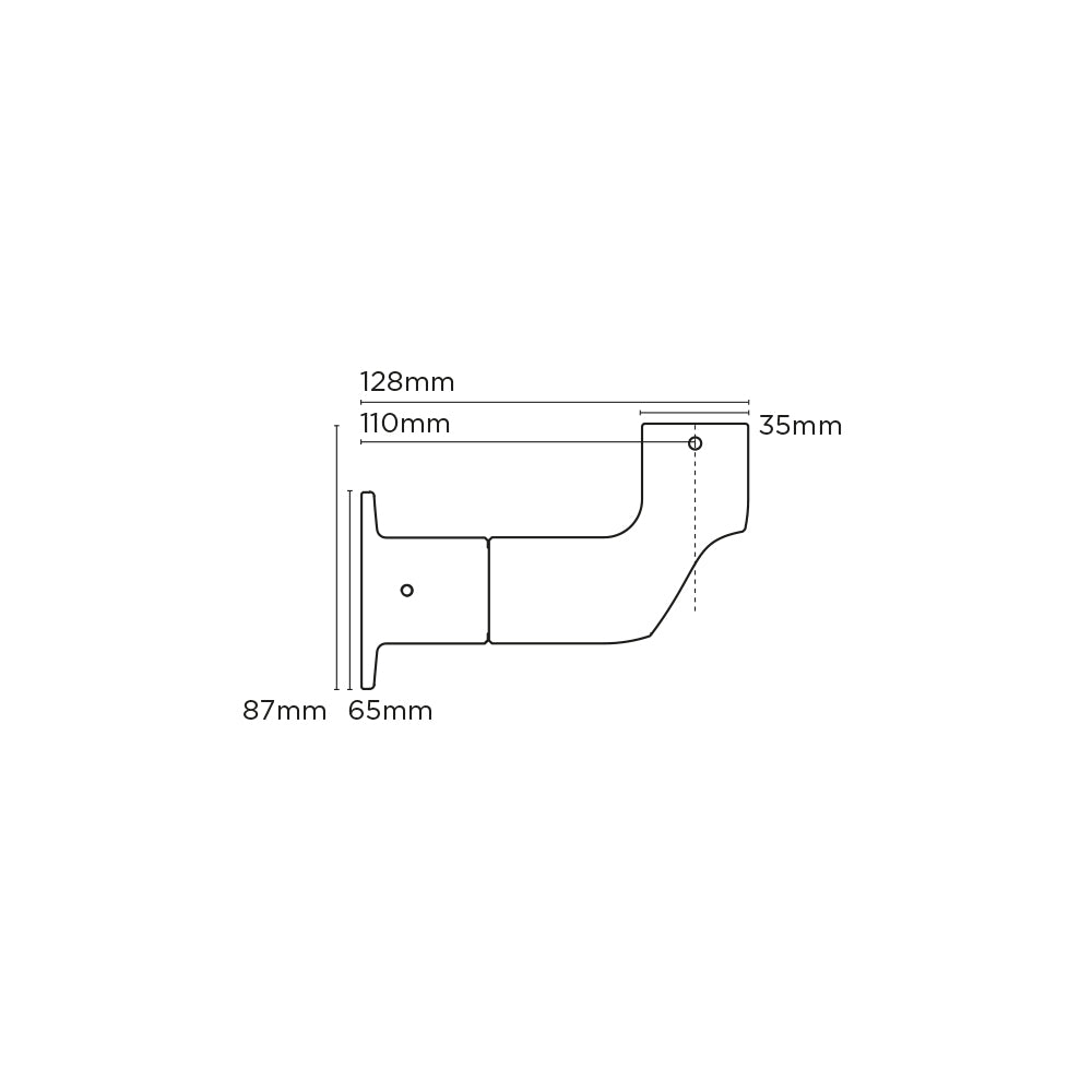 Speedy 28mm Room Darkening Brackets - pair- Satin Silver