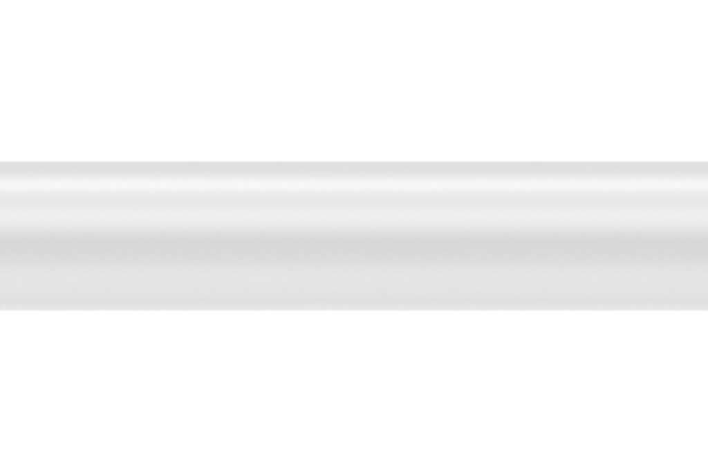 25mm Arc China White Curtain Pole only 150cm