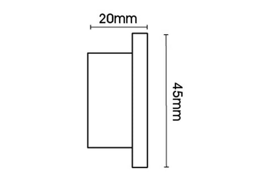 25mm Arc Soft Silver Disc Eyelet Curtain Pole 400cm