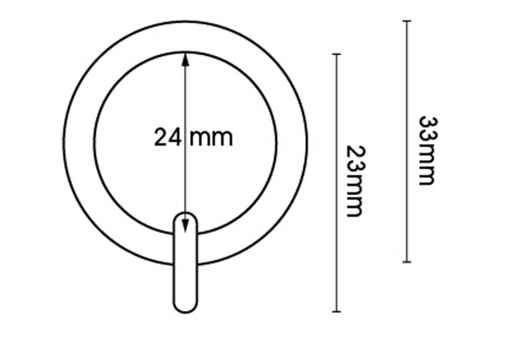 Artisan 12mm Classic Wrought Iron 200cm Curtain Pole Mini Cannon