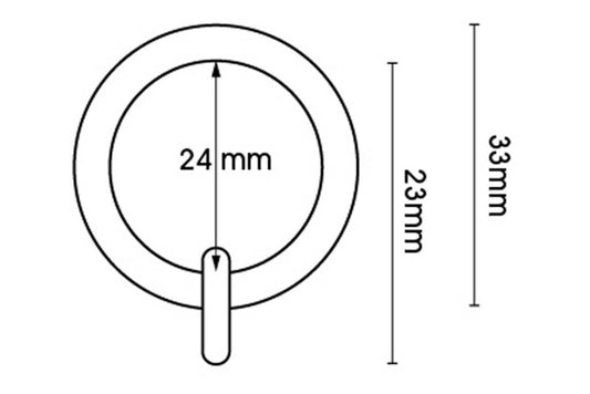 Artisan 12/16mm Classic Wrought Iron Rings (pack of 4)