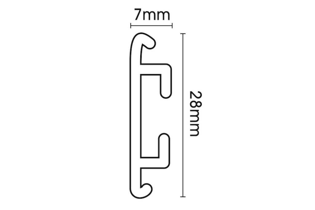Harrison Drape Standard Drape Track Profile