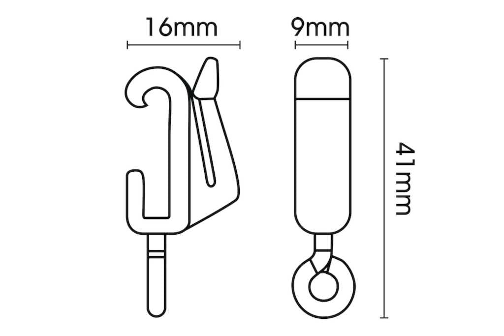 Harrison Drape White Drape Glider