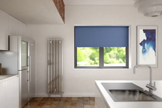 Speedy Blackout Roller Blind 180cm W x 175cm D Navy