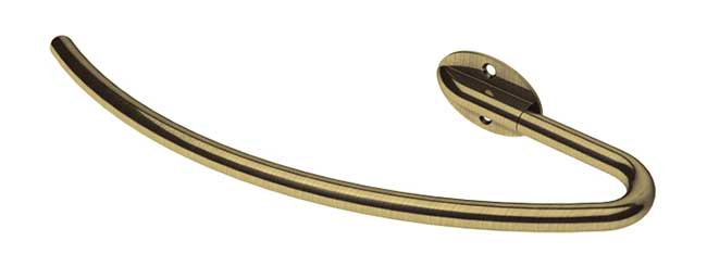 Swish Elements Hold Backs (pair) Antique Brass