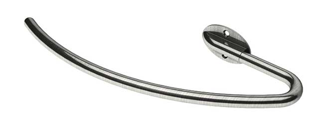 Swish Elements Hold Backs (pair) Satin Steel