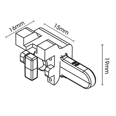 Swish Sologlyde End Stops Pack of 2
