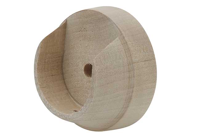 35mm Unfinished Recess Bracket 1 pck of 2