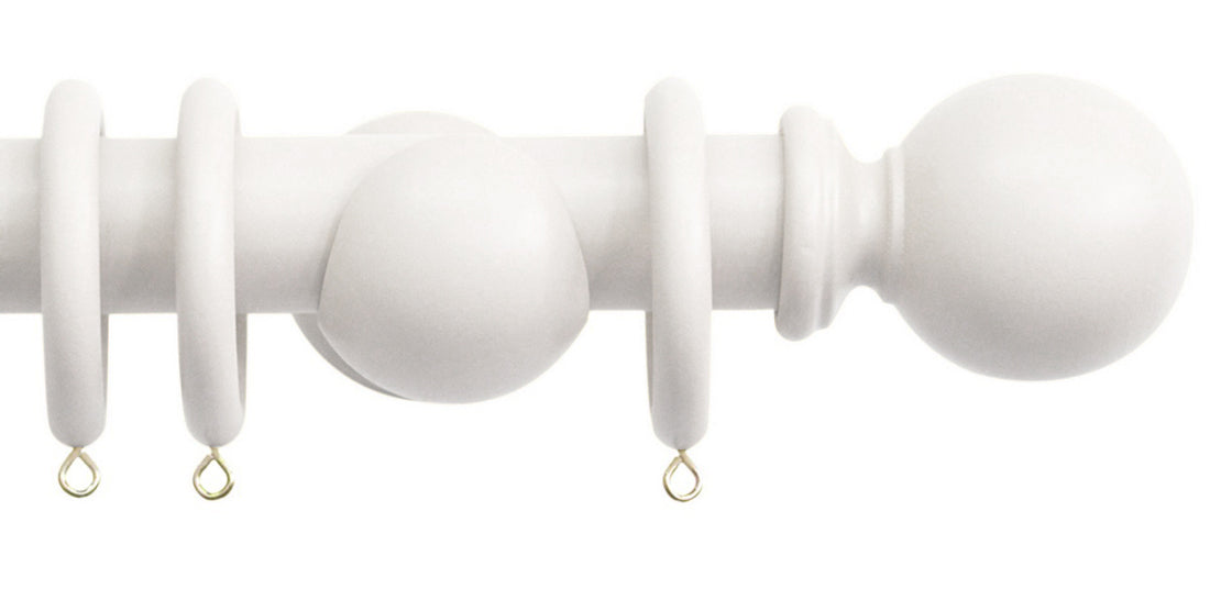 Shore 35mm Ball Pole Set 300cm - White