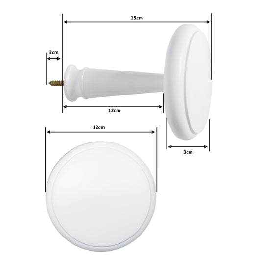 Shore Holdbacks - Pair - White