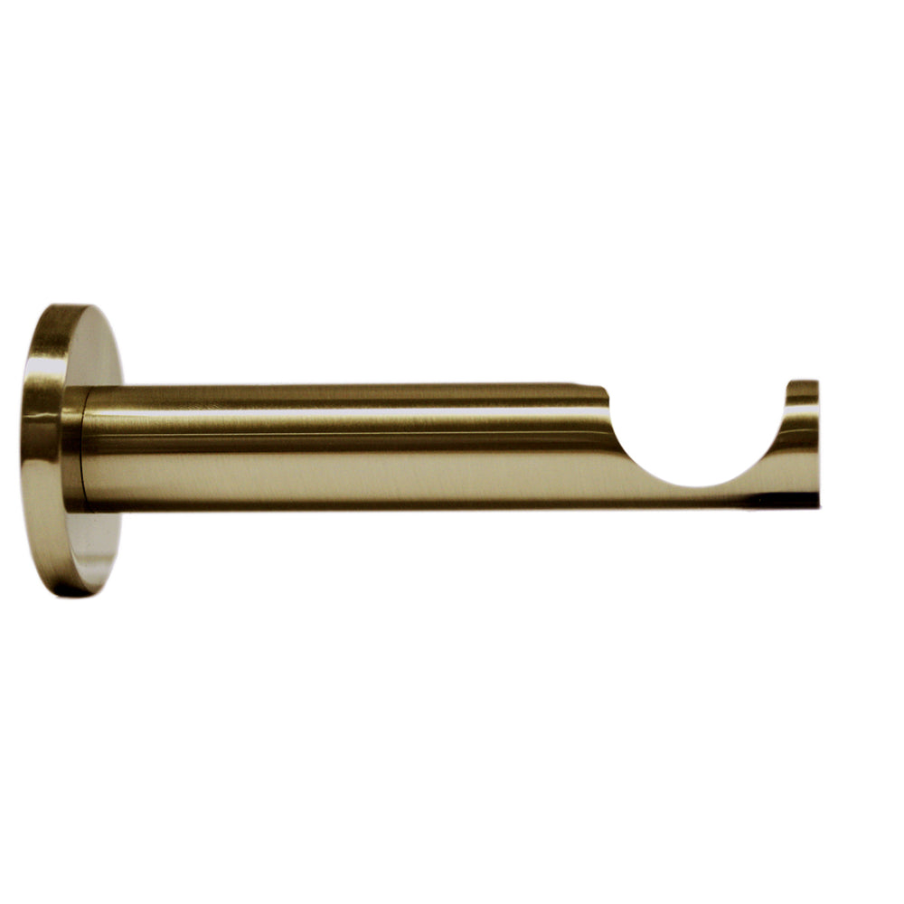 Jones 28mm Barrel Bracket Antique Brass - Pair