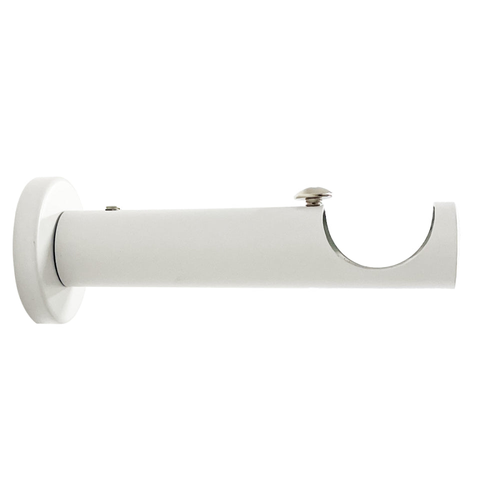 Jones 28mm Barrel Bracket Matt White - Pair