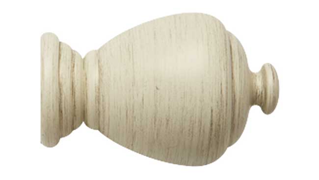 45mm Modern Country Sugar Pot Finial Brushed Cream