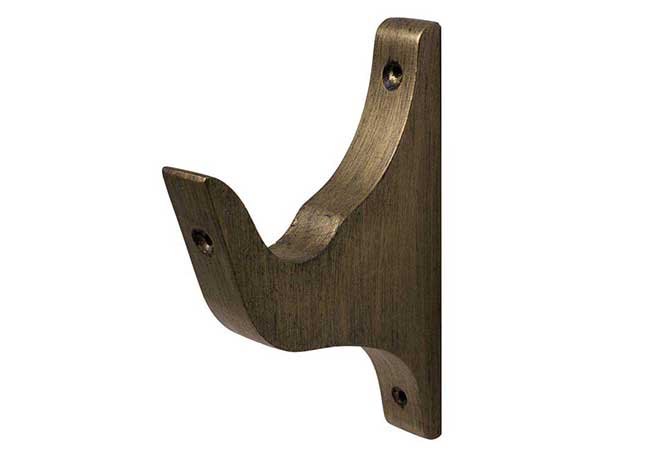 55mm Modern Country Architrave Bracket Gold Black