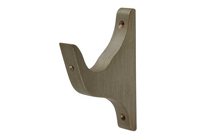 55mm Modern Country Architrave Bracket Satin silver