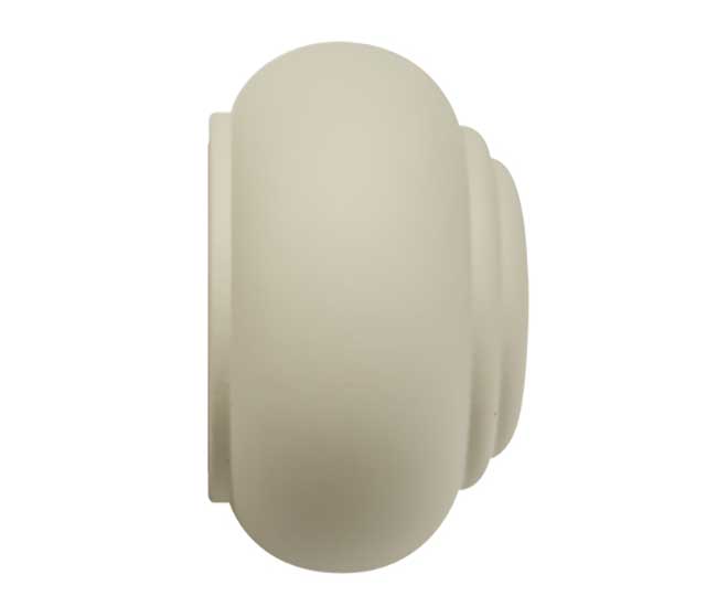 55mm Modern Country Button Finial Pearl