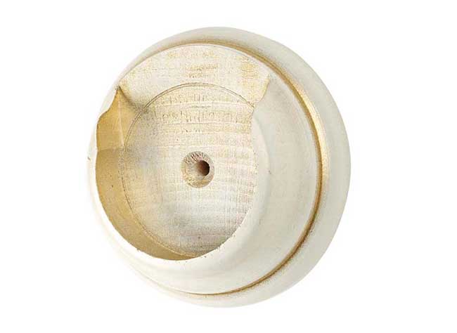 Museum 35mm Wood Recess Bracket Cream & Gold