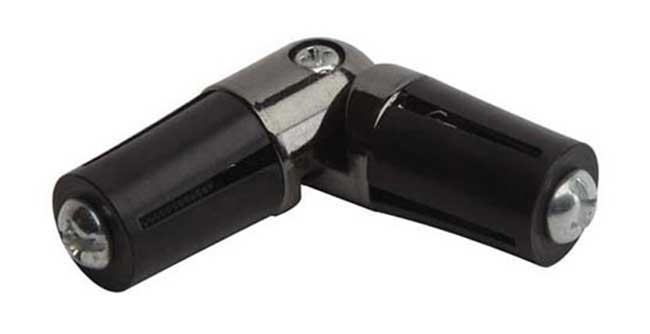 28mm Neo Black Nickel Elbow Joiner