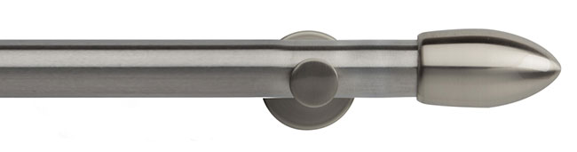 35mm Neo Bullet Stainless Steel Eyelet Curtain Pole 360cm