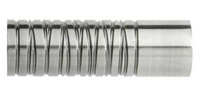 Neo Premium Wired Barrel Stainless Steel Effect 28mm Finials