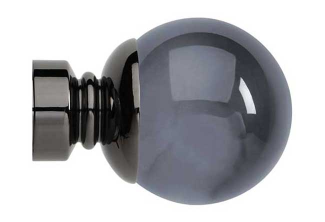 Neo Premium Plain Ball Smoke Grey Black Nickel Effect 35mm F