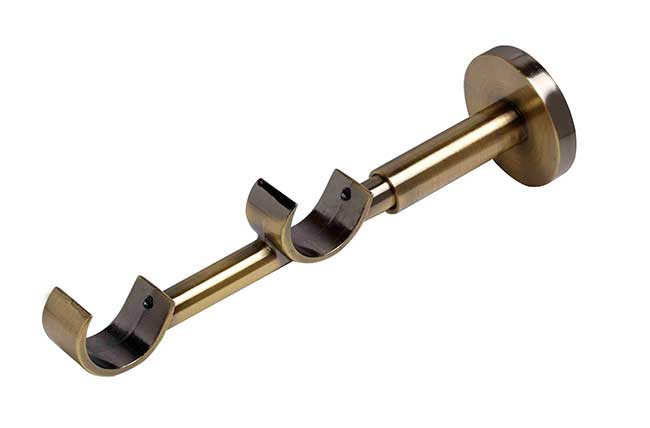 Disc Speedy 28mm Double IDC Bracket Antique Brass