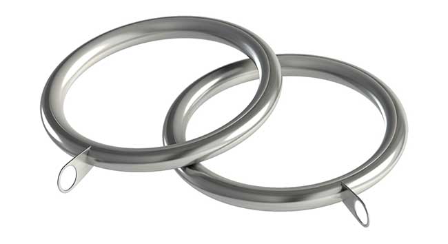 Speedy 35mm Lined Standard Ring Satin Silver Pack of 10