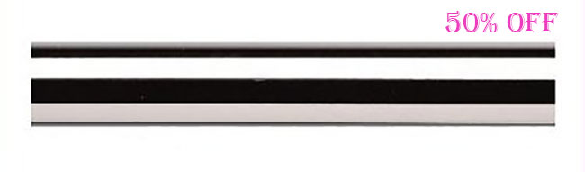 Swish 28mm Chrome Effect Pole 120cm