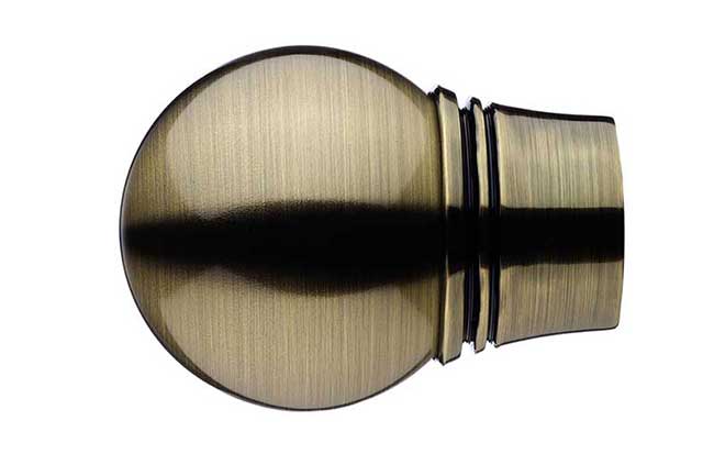 Integra 35mm Inspired Allure Scepta Finial (single) Burnishe