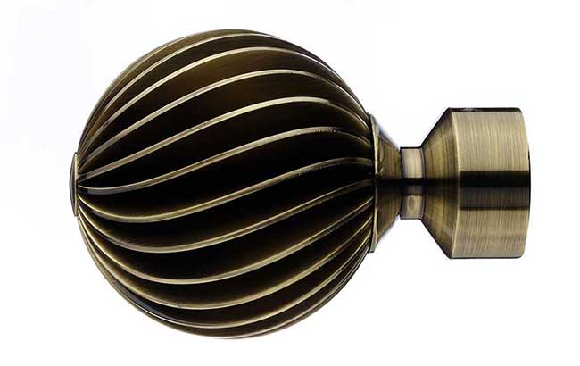 Integra 45mm Inspired Evora Zara Finial (single) Burnished B