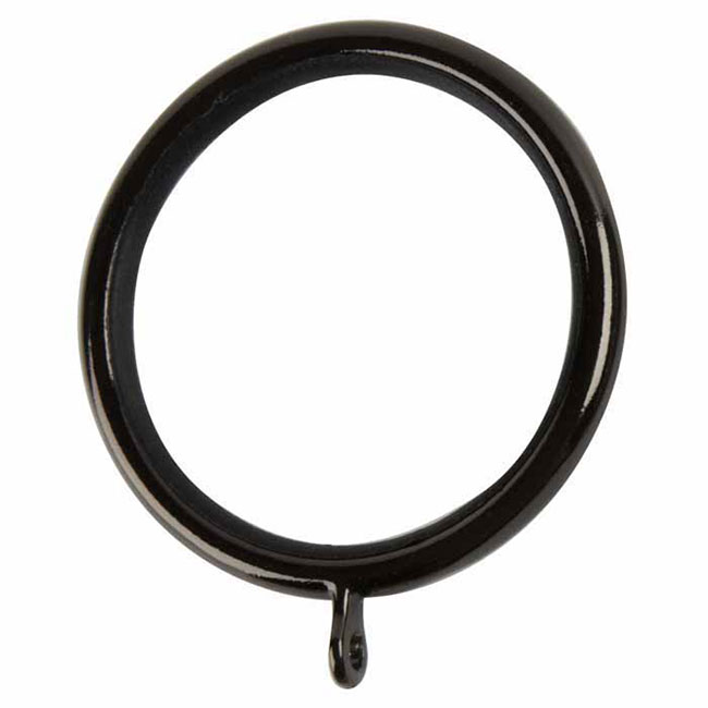 50mm Galleria Metals Black Nickel Rings Pack of 6