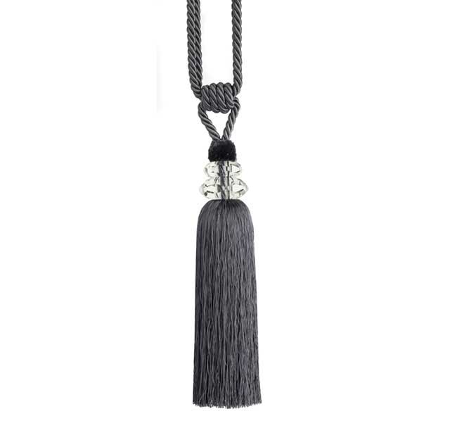 Swish Excelsior Tassel Tieback Grey