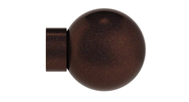 25mm Arc Bronze Ball Finial - single