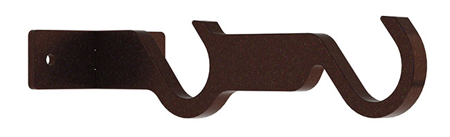 25mm Arc Bronze Double Mid Bracket - single