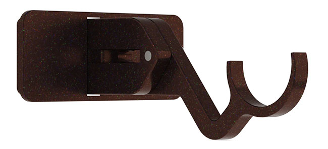 25mm Arc Bronze Extendable Passing Bracket - single