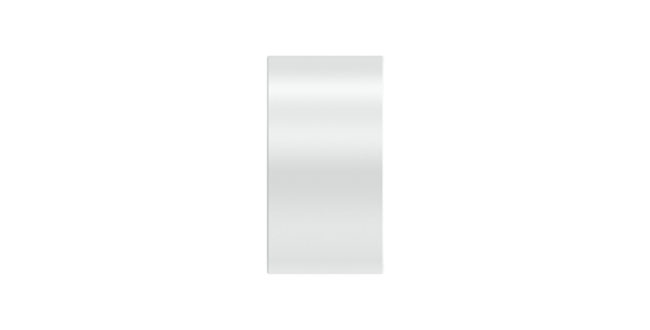 25mm Arc China White Stud Finial - single