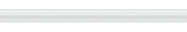 25mm Arc China White Curtain Pole only 200cm