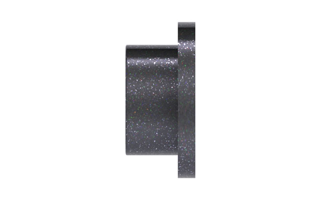 25mm Arc Gunmetal Disc Finial - single