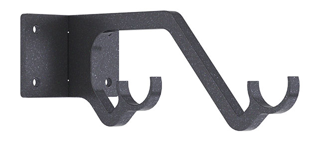 25mm Arc Gunmetal Double Passing Bracket - single