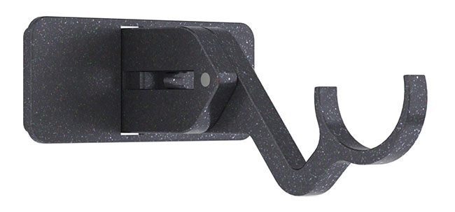 25mm Arc Gunmetal Extendable Passing Bracket - single