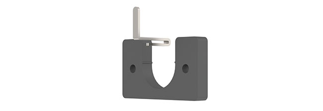 25mm Arc Lead Recess Bracket - single