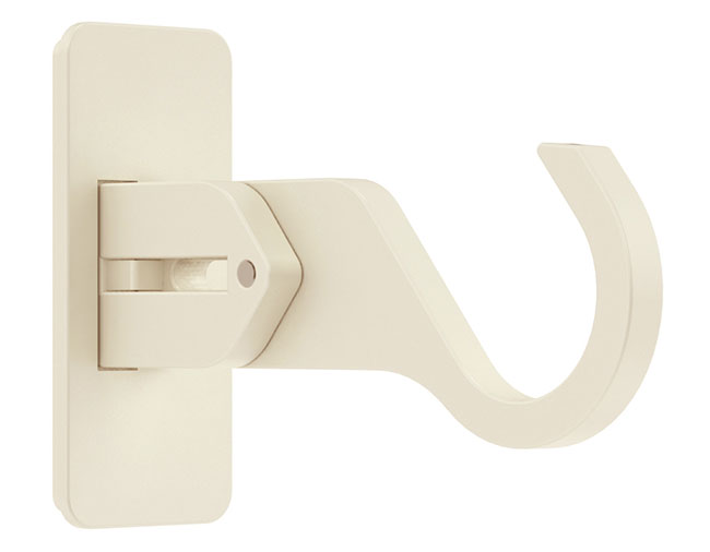 25mm Arc Linen Extendable End Bracket - single