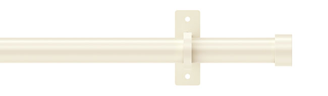 25mm Arc Linen Stud Eyelet Curtain Pole 200cm