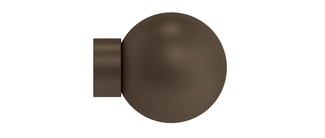 25mm Arc Mocha Ball Finial - single