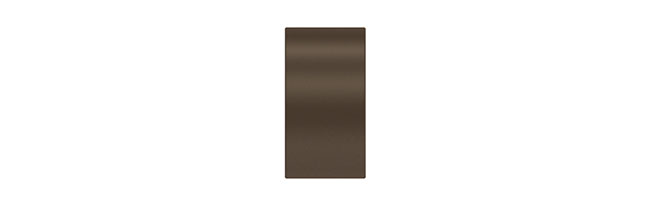 25mm Arc Mocha Stud Finial - single